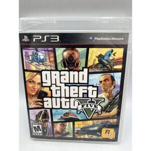 Grand Theft Auto V (Sony Playstation 3, PS3) - CIB w/ Map Complete